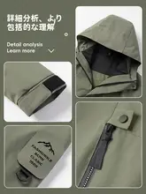 アウトドア用防風・防水ジャケット【春秋用・耐久性・通気性】