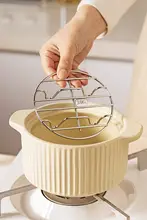 食品級ステンレス製蒸し器用小型スタンド【内鍋用・多用途】