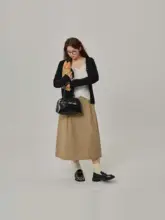 ロングスカート レディース 大きいサイズ ぽっちゃり Aライン タック入り ウォッシュドコットン テクスチャー 着痩せ 春物