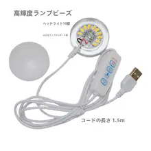 クリエイティブLEDミニUSBライト【スイッチ搭載・学生寮用・目に優しいデスクランプ】