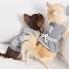 犬用カジュアルフード付きパーカー【カップル向け・可愛いデザイン】（セットアップ対応）