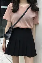 ブラックハイウエストプリーツスカート【大きいサイズ・Aライン・学校風・チェック柄・防走光】（セットアップ対応）