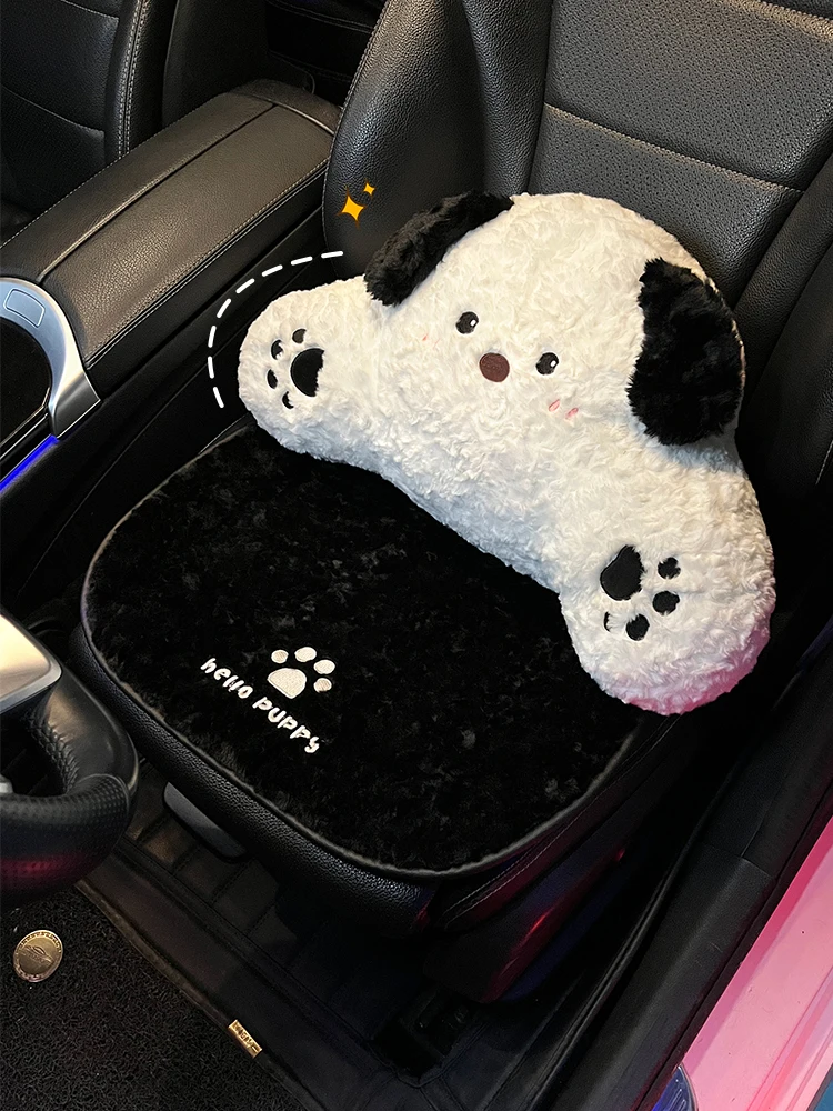 かわいいキャラクターの車用腰当てクッションセット：通勤シーンでの快適性と実用性を徹底検証