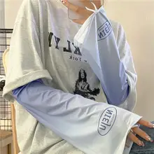 夏用グラデーションカラーの屋外用アームカバー【UVカット・通気性・男女兼用】