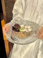 高級感あるガラス製デザートボウルおよび皿【スイーツ・アイスクリーム・ヨーグルト用】（セットアップ対応）