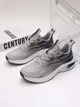 軽量クッションランニングシューズ【冬用・メンズ・グレー・柔らかいソール】