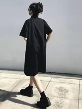 黒色ユニセックス工事用サロペット【夏用・薄手・ショートパンツ・短袖】