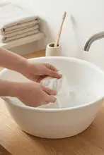 厚手のマット仕上げ洗面器【家庭用・耐久性・シンプルデザイン】