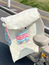 電動自転車用薄型風防カバー【夏用・UVカット・防水・遮熱】