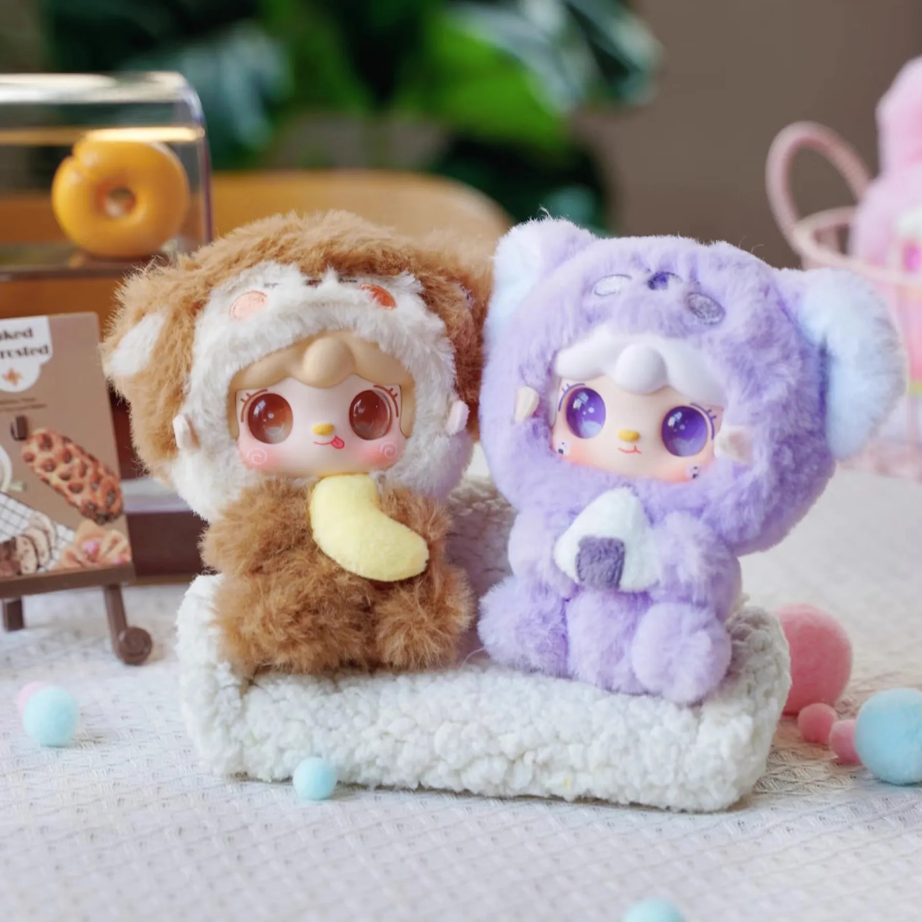 可愛いミニ毛ぬいぐるみブラインドボックス：アニメファン向けの隠しキャラクターを楽しむ