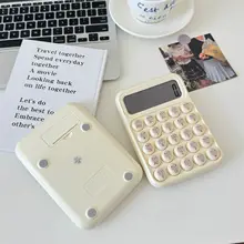 ミニ電卓 携帯用 かわいいデザイン おしゃれ 学生用 学習 オフィス 事務