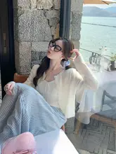 春先にぴったりな薄手のカーディガン【防寒・ニット・キャミソール対応】