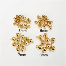 金属製 丸型ボタン【フラットゴールド・シャツ用・多用途】