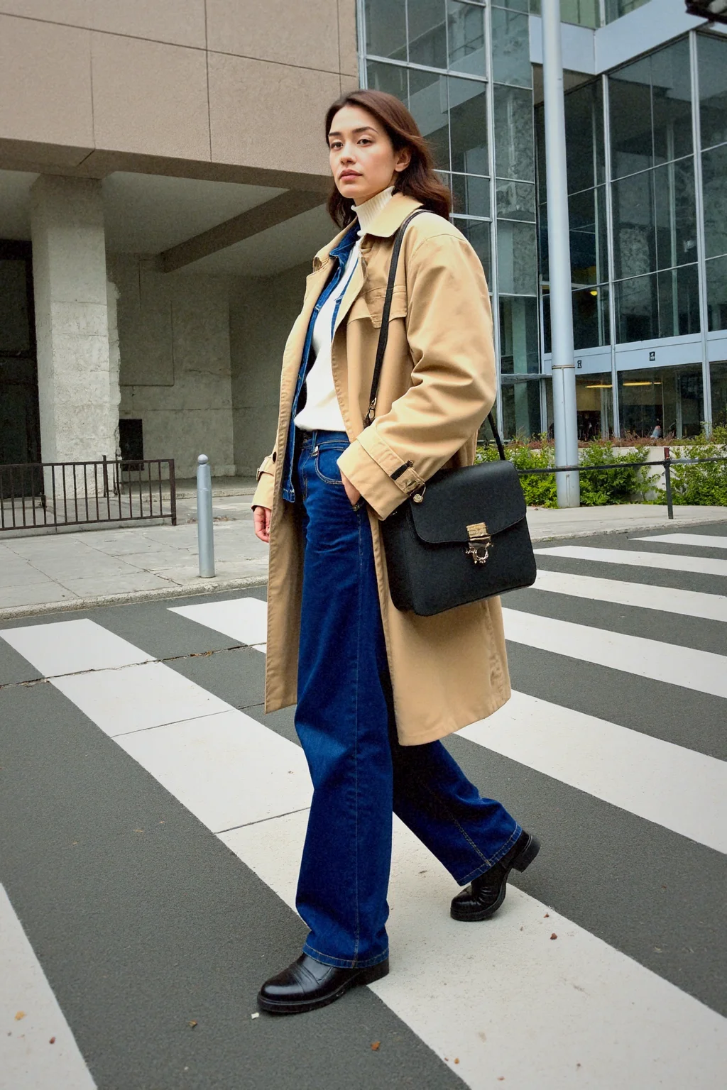大人可愛い服 50代コーデ 完全ガイド｜ウエストマーク・スリムフィットの選び方