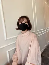 秋のゆったりシルエットシャツ【美しい体型補正・アシンメトリーのベスト付き】（セットアップ対応）