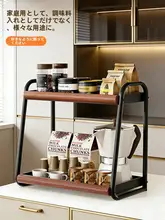 キッチン用 調味料収納ラック【多層・オイル・塩・醤油・酢対応・多機能】