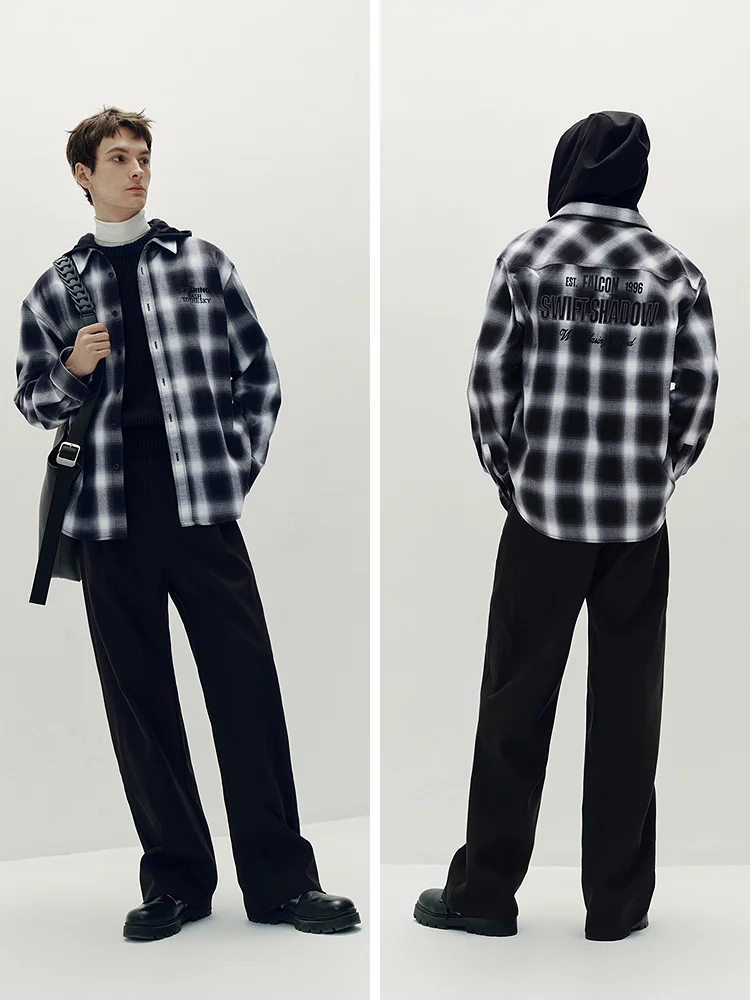 10月23度に着る服装は？チェック柄長袖シャツが解決するカジュアルスタイルの悩み