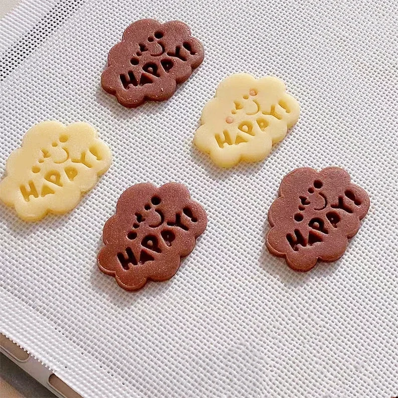 日式の雲形クッキー型【手押し式・立体的なマントウ生地カッター】