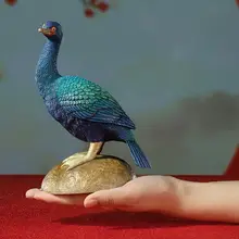 銅製 飾り置物 百鳥集 海鵜【インテリアデザイン・デスク用・リビングルーム】