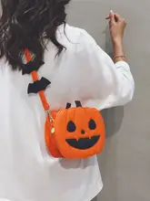 ハロウィンパンプキンバッグ【ユニークデザイン・ショルダーバッグ・斜め掛け】