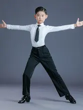 キッズ 男の子用ダンス衣装【ラテンダンス・演奏用・練習用・ダンスパンツ】