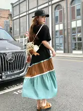 デザイン性のあるゆったりカジュアルスウェットワンピース【夏用・優しい印象・美しいシルエット】