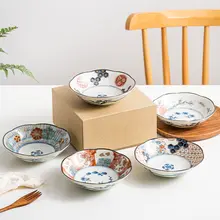 美濃焼陶器の食器【古伊万里調のデザイン・ディップ皿・サイドボウル対応】