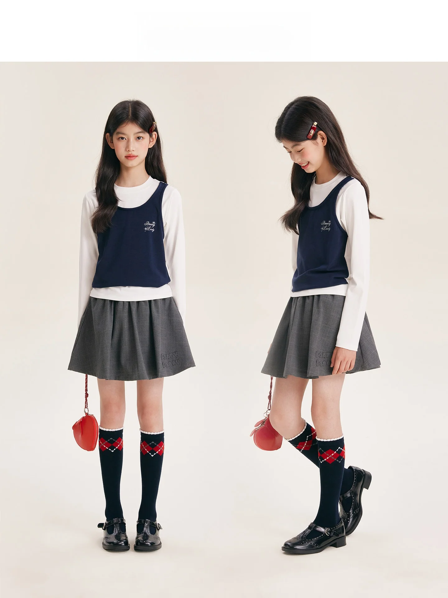 小学生女の子向け長袖Tシャツ：Barry Bannyの二重構造デザインと実用性の検証