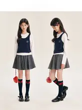 Tシャツ キッズ ガールズ 長袖 フェイクレイヤード リヨセル スクール風 インナー 春秋「BarryBanny」
