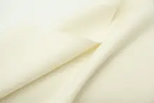 厚手の柔らかい微シルエットの乳白色ツイードウール生地【ハンフの衣装用】（セットアップ対応）