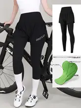 動きやすい ロードバイク用ロングパンツ【ヒップカバー・スカート風デザイン・外出用】（セットアップ対応）