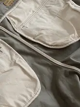 重厚なコットン製 ビンテージ風 メンズルーズフィットジョガーパンツ【多ポケット・アウトドア・ストレート】