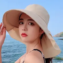 夏用 薄手の釣り用ハット【UVカット・ビーチ旅行・大きなつば】