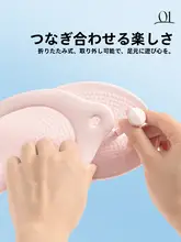 旅行用折りたたみビーチサンダル【携帯型・取り外し可能・男性用・使い捨て浴室用】