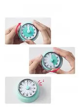 磁石付きのキッチンタイマー【機械式・子供向け・料理学習用】