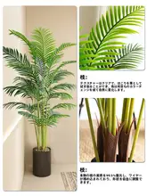 フェイクツリー 植物 インドア リビング 大型 フロア デコレーション 擬似 散尾葵