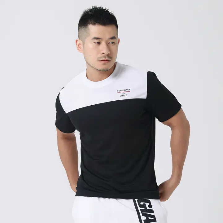 男性用 速乾Tシャツ【フィット感・メッシュ素材・ランニング用】