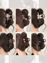 髪の量が少ない方向け 中型ショートクリップ【高級感・シャーククリップ・ヘアアクセサリー】