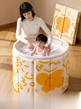 折りたたみ式子供用お風呂桶【全身入浴・家庭用・赤ちゃん座り対応】