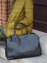 大容量 本革ハンドバッグ【男女兼用・ショートトリップ用・ハンドル付き】