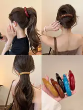 女性用 バンスクリップ【高級感あるサメクリップ・ポニーテール用】