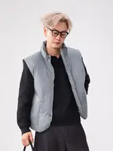 軽量で快適！メンズダウンベスト【秋冬用・広めのフィット・韓国風】