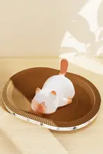 耐久性に優れた猫爪板兼猫窝【丸型・段ボール製】