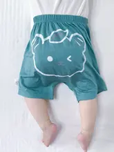 夏用 赤ちゃん用 カートゥーンデザインのショートパンツ【モダール・薄手・五分丈】（セットアップ対応）