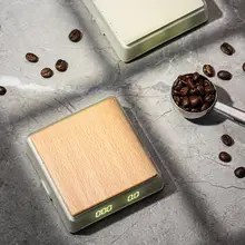 小型スマートコーヒー電子スケール【手動ドリップ用・自動計時機能・携帯便利】