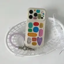 可愛らしいデザインの猫腕紐付きスマートフォンケース【夏用・多色・衝撃吸収・iPhone対応】