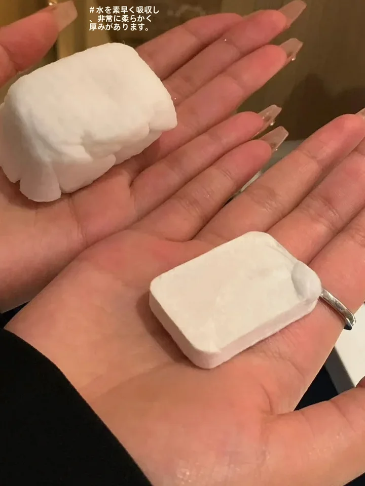携帯用圧縮洗顔タオル【使い捨て・旅行用・個包装】（セットアップ対応）