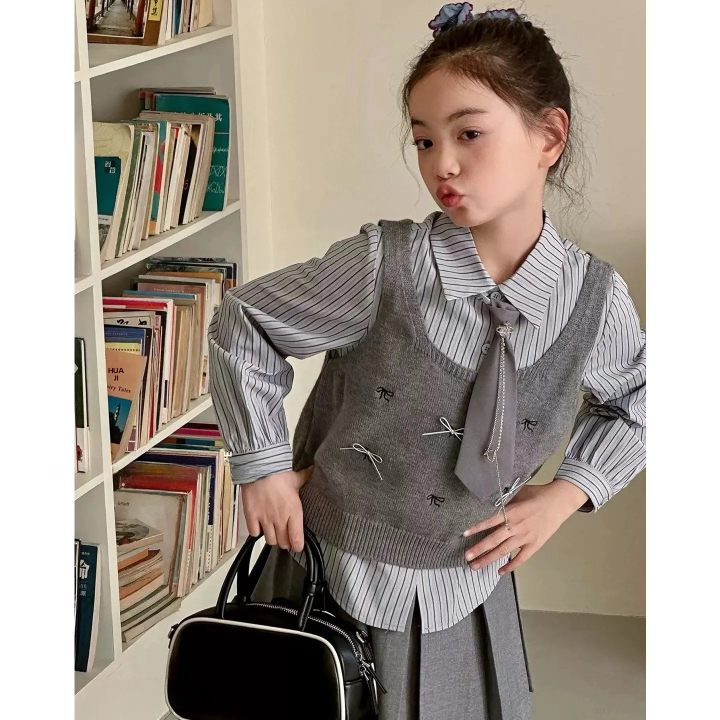 小学生オシャレなセットアップ：春シーズン向け三件套の実用性とデザイン解析