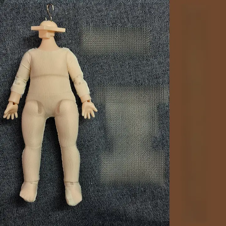 防染色服用 BJD用防護インナードレス【軽量・ストレッチ・肌色】（セットアップ対応）
