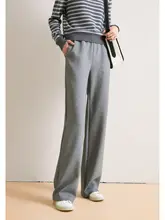 通勤にも最適なパンツ【イタリアンスタイル・ストレート・極上の柔らかさ・ウエストゴム】